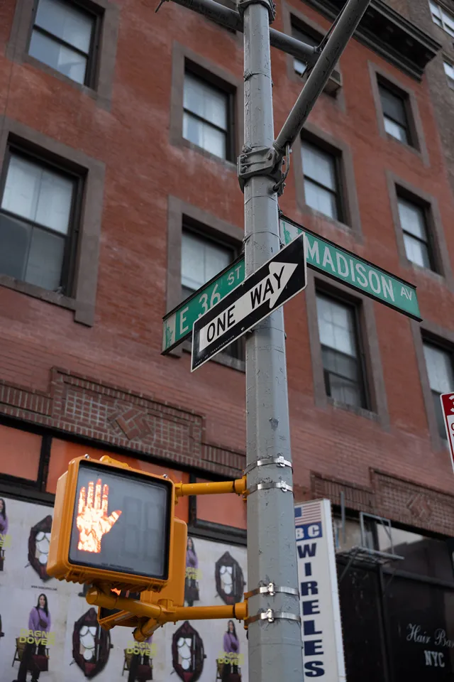 East 36th Street and Madison Avenue